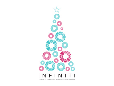 Infiniti Christmas Tree advert advertising brand branding christmas clean infiniti liamhodnett locodesignz marketing tree