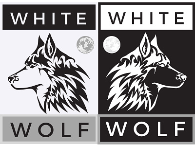WHITE WOLF WALLET LOGO CONCEPTS app branding design icon illustration logo ui vector