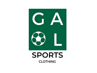 Goal Sports Clothing Logo branding design icon illustration logo vector