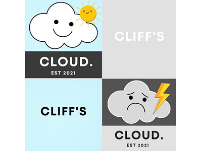 Cloud Computing Co. Logo branding design icon illustration logo vector