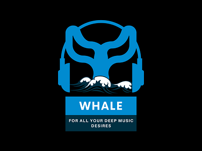 The Whale Music Co. Logo branding design icon illustration logo vector