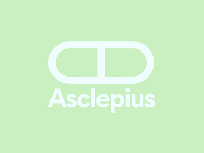 Asclepius Clinic Logo branding design icon illustration logo vector