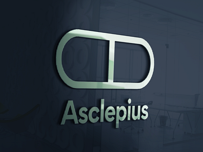 Asclepius Clinic Logo Mockup ver.