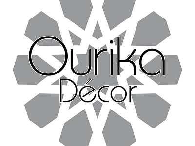 logo ourika decor rebranding