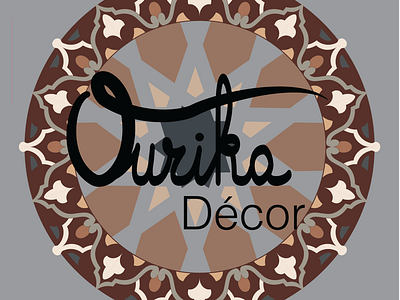 logo ourika decor rebranding