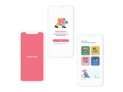 Clean Cruiz - Mobile App UI