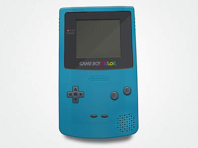 Gameboy Color gameboy illustration nintendo realistic