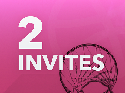 2 Dribbble Invites draft dribbble invites invitiations