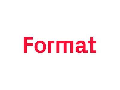 I've joined Format! format joined logo product designer