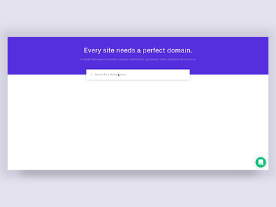 Format - Domain Search Details app clean details format interface product ui ux