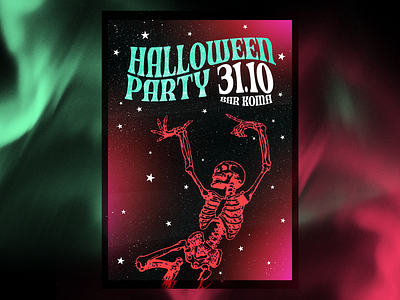Halloween Party Poster design graphic design halloween party poster