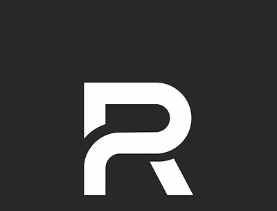 Letter R branding logo