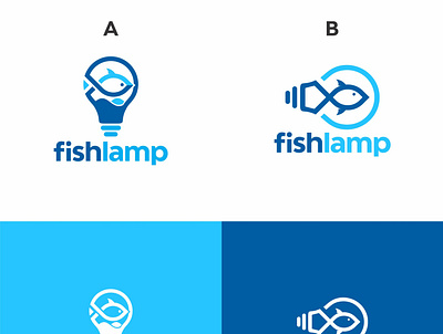 Fish Lamp branding logo