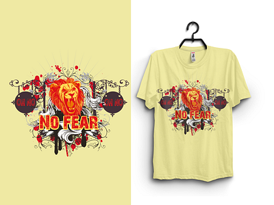 No Fear Custom Graphic T shirt Design manualtshirtdesign visualdesign