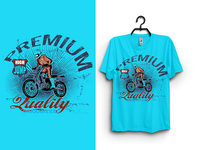 Motor-cycle Custom Graphic T shirt Design manualtshirtdesign