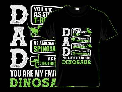 You Are My Favorite Dinosaur Typography & Graphic T shirt manualtshirtdesign