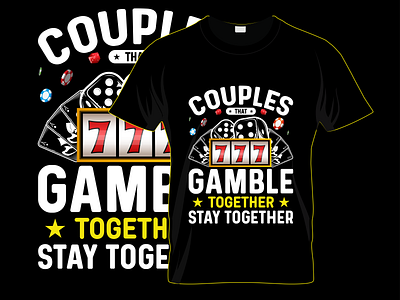 Gamble Custom Typography and Graphic T shirt Design manualtshirtdesign