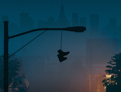 Obscure 3d car cinema cinematic city dark design digital art illustration logo