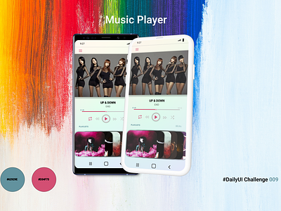 Music Player app appdesign branding dailyui dailyuichallenge figma musiccontrol musicplayer ui