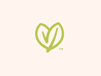 Birch Baby Brand Mark baby brand mark diapers heart icon leaf logo organic
