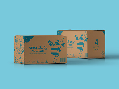 Birch Baby Shipper birch baby illustration packaging