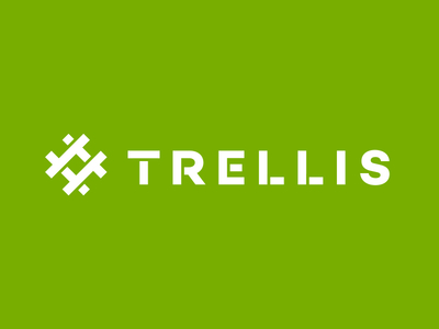Trellis Logo branding green logo trellis