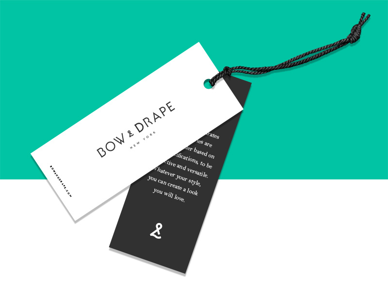 Bow Drape Hang Tag By Erik Weikert For Pilot On Dribbble