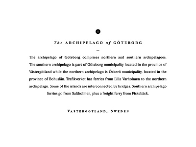 Type Layout gothenburg layout sweden typography