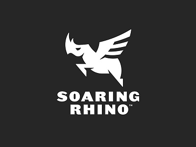 Soaring Rhino Final Logo brand development branding logo soaring rhino