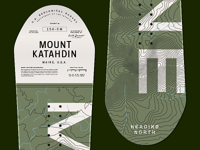 Topography Snowboard: 154 - Katahdin