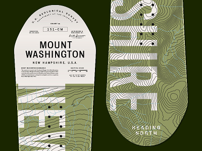 Topography Snowboard: 151 - Washington