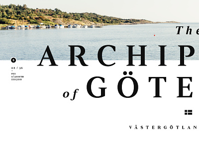 Göteborg archipelago fonts.com gothenburg hero image strato pro sweden travel typography