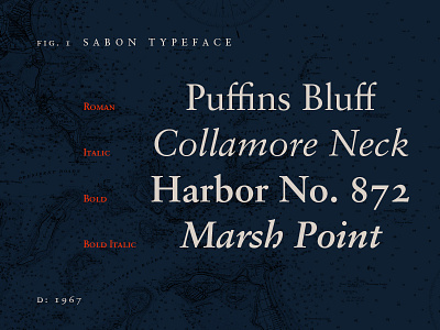 Sabon Specimen atlantic marsh myfonts ocean sabon specimen type typography