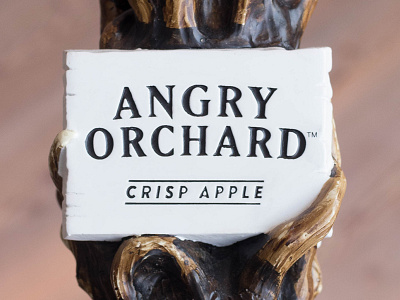 Angry Orchard alcohol angry orchard beer boston boston beer co cider logo tap handle