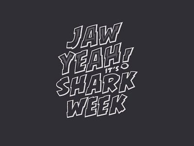 Shark Week! by Erik Weikert for Pilot on Dribbble