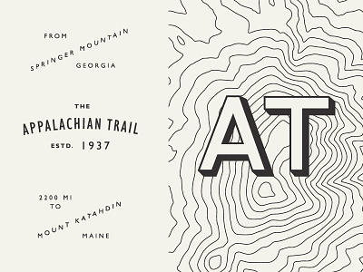 Monday Madness: Trails! hiking maps monday madness topography trails type challenge typography