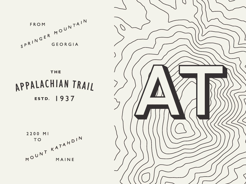 Monday Madness: Trails! maps topography hiking trails type challenge typography monday madness