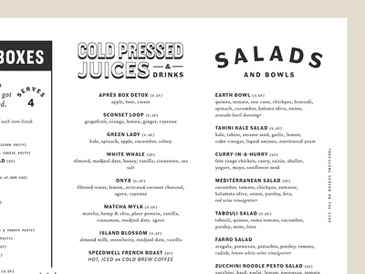 Trifold Menu