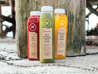 Cold-Pressed Juices! beverage brand branding cold press food logo packaging photography