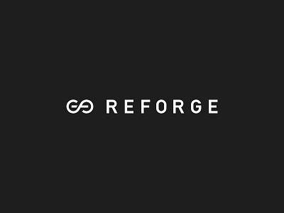 Reforge Logo brand branding custom type icon logo tech startup wordmark