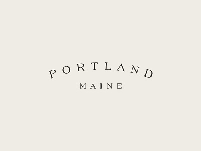 Portland atlantic maine portland sea coast typography
