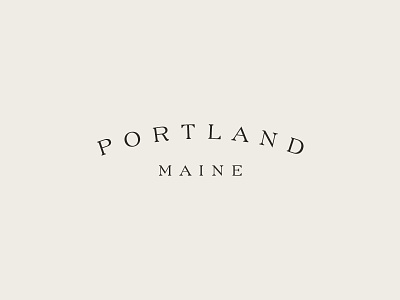 Portland atlantic maine portland sea coast typography