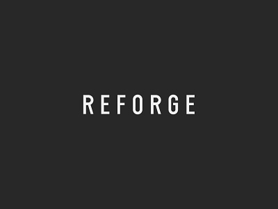 Reforge Unused Letterforms V2 geometric letters reforge typography