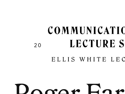 Communications Media Lecture Series