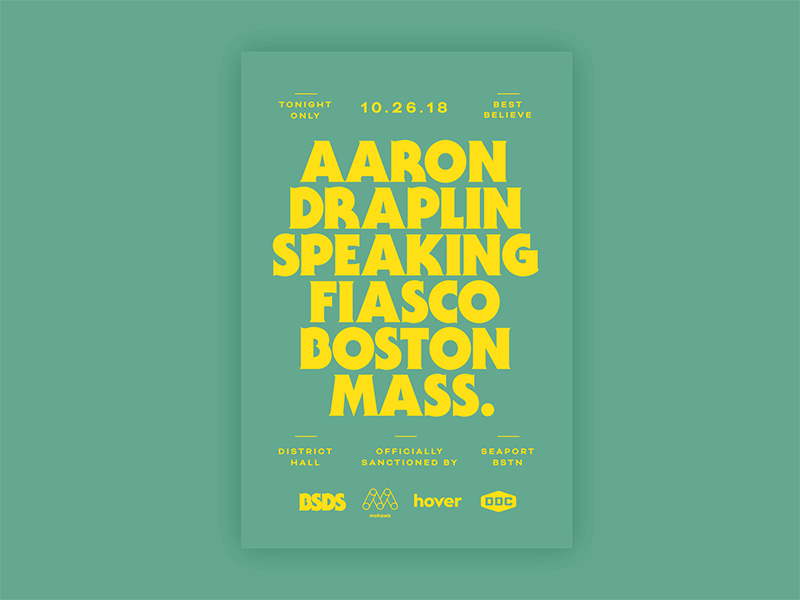 DDC vs. BSDS Colors! bsds ddc draplin keaykolour mohawk poster