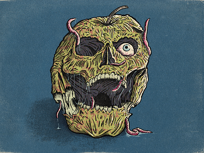 Rotten Apple Skull