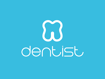 M Dentist branding design graphic design illustration logo vector