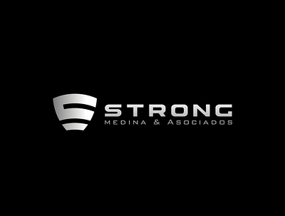 Corporación Strong branding design graphic design illustration logo vector