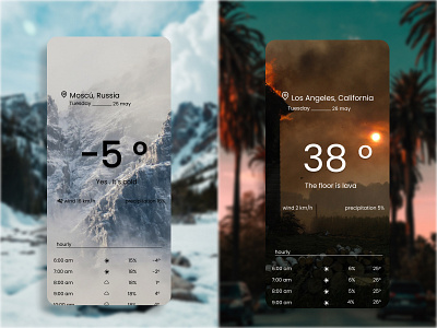 Weather application concept. app design graphic design typography ui ux weather