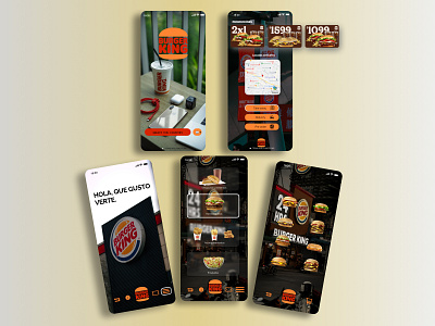 I think the Burger King app in Argentina needs a redesign. app burger king design graphic design ui ux